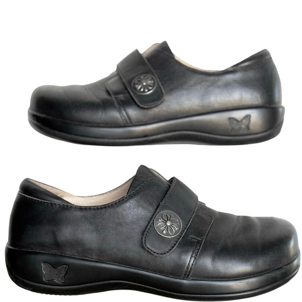 Alegria Joleen Leather Slip-On Oxfords Shoes Women's 8.5/EUR 39